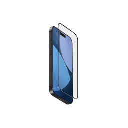 Uniq Optix Vision AR Apple iPhone 17 Pro Max tempered glass kijelzővédő üvegfólia felhelyező kerettel, kék fény szűrős, átlászó
