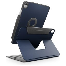 Uniq Rovus 360 Apple iPad Air 11 (2025 / 2024) / Air 5 / 4 mágneses tok kitámasztóval, 360 fokban forgatható, kék