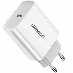 Ugreen CD137 USB-C hálózati töltő adapter, PD 3.0, 20W, fehér