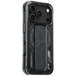 Skinarma Helio Apple iPhone 17 Pro mágneses tok kitámasztóval, fekete