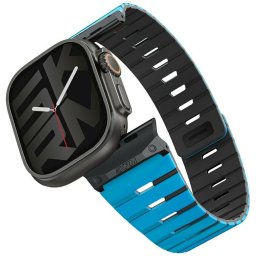 Skinarma Gemini Apple Watch állítható szíj, 49/46/45/44/MM, kék