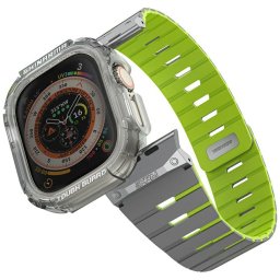 Skinarma Gemini Apple Watch Ultra 4 / 3 / 2 / 1 49mm tok + szíj, 49mm, mágneses niteglow (sötétben világító)