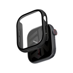 Skinarma Gado Apple Watch 11 / Watch 10 46mm tok, kijelzővédő felülettel, fekete
