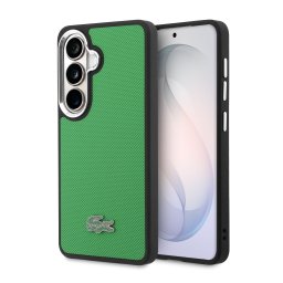 Lacoste Petit Pique Metal Logo Magnetic Samsung Galaxy S26 hátlap tok, MagSafe, zöld