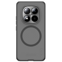 Nillkin Super Frosted PRO Xiaomi Redmi Note 15 Pro 5G mágneses műanyag hátlap tok, átlátszó-fekete