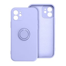 Silicone Ring Xiaomi Redmi Note 15 / Poco M8 5G hátlap tok gyűrűs kitámasztóval, lila