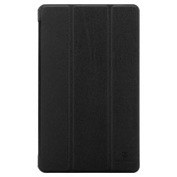 Tactical Tri Fold Samsung Galaxy Tab A11 / Tab A9 oldalra nyíló, kitámasztható tok, fekete