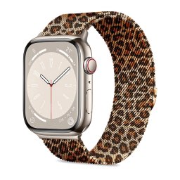Tech-Protect Lamano Apple Watch 42/41/40mm szíj, leopárd minta