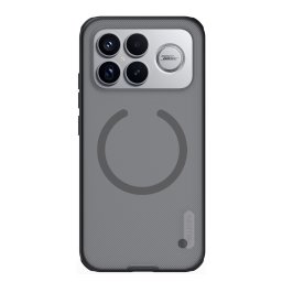 Nillkin Super Frosted PRO Xiaomi Poco F8 Ultra mágnesses műanyag hátlap tok, átlátszó-fekete