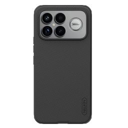 Nillkin Super Frosted PRO Xiaomi Poco F8 Ultra mágnesses műanyag hátlap tok, fekete