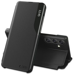 Tech-Protect Smart View Samsung Galaxy A37 flip / kinyitható tok, fekete