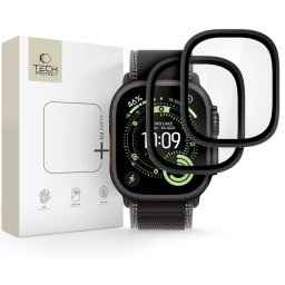 Tech-Protect Glass Ring Apple Watch Ultra 4 / 3 / 2 / 1 49mm tempered glass kijelzővédő fólia csomag, fekete (2db)