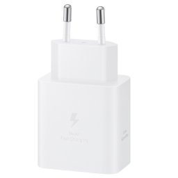 Samsung USB-C gyári hálózati töltő + USB-C töltő-és adatkábel, 1.8m, 45W, fehér (EP-T4511NWE)