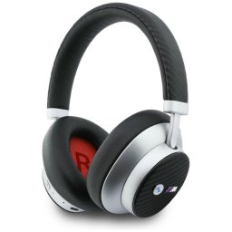 BMW M Carbon Metal Logo vezeték nélküli bluetooth fejhallgató prémium tokkal, ENC, ezüst