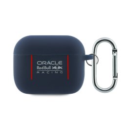 Red Bull Lines Silicone Apple AirPods Pro 3 szilikon tok karabinerrel, kék