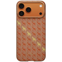 Pitaka Ultra Slim Apple iPhone 17 Pro Max hátlap tok, Aramid, MagSafe, amber