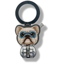 Nimmy Cool & Cute 2.0 Dog mágneses telefon medál, MagSafe, kutya minta, fekete