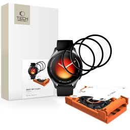 Tech-Protect Easy Set Flex+ Xiaomi Watch 5 tempered glass kijelzővédő fólia csomag (3db)