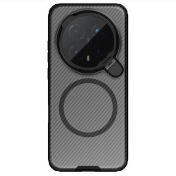 Nillkin CamShield Prop Magnetic Honor Magic 8 Pro mágneses műanyag hátlap tok, fekete (átlátszó lencsevédővel)