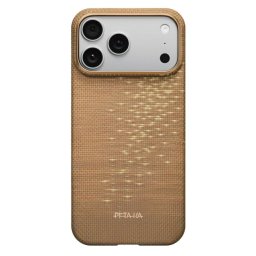Pitaka Ultra-Slim Apple iPhone 17 Pro Max hátlap tok, MagSafe, arany