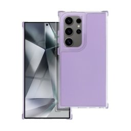 Matrix Samsung Galaxy S24 FE hátlap tok kameravédő peremmel, világoslila