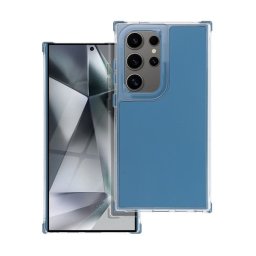 Matrix Samsung Galaxy S24 FE hátlap tok kameravédő peremmel, kék
