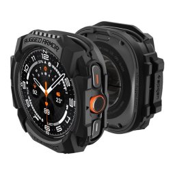 Spigen Rugged Armor Samsung Galaxy Watch Ultra tok, Matte Black, fekete