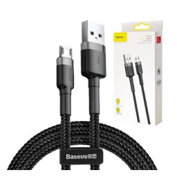 Baseus Cafule USB - Micro USB kábel, 2A, 3m, szürke/fekete