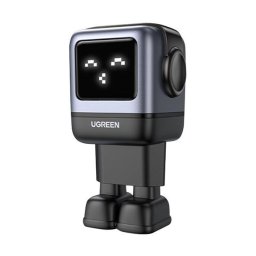 Ugreen Nexode RG 3 Port GaN gyorstöltő adapter, 65W, fekete-ezüst