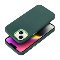 Frame Xiaomi Redmi 14C közepesen ütésálló tok kameravédő kerettel, zöld