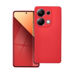Forcell Soft Xiaomi Redmi Note 13 Pro 4G szilikon tok, piros
