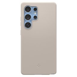 Spigen Silicone Fit MagFit Samsung Galaxy S25 Ultra tok, Natural Titanium, bézs