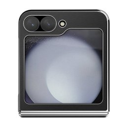 Nillkin CamShield Flip Samsung Galaxy Z Flip 6 / Flip 7 FE vegán bőr tok, fekete