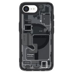 Spigen Ultra Hybrid MagFit Apple iPhone 17e / iPhone 16e tok, MagSafe, Zero One, fekete