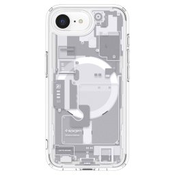 Spigen Ultra Hybrid MagFit Apple iPhone 17e / iPhone 16e tok, MagSafe, Zero One, fehér