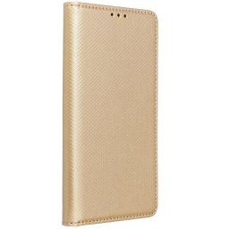 Magnet Motorola G55 5G mágneses flip tok, arany
