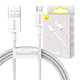 Baseus Superior Series USB-Micro-USB kábel, 2A, 1m, fehér