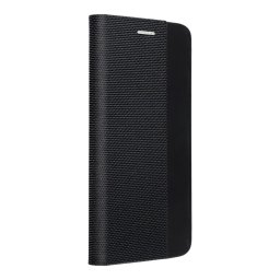 Forcell Sensitive Xiaomi Redmi Note 14 4G (Global) oldalra nyíló flip tok, fekete