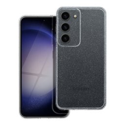 Clear 2mm Xiaomi Redmi Note 14 Pro 4G csillámos szilikon tok, átlátszó
