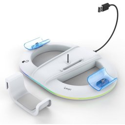 iPega P5S045 PlayStation 5 Pro/Slim függőleges állvány, fehér