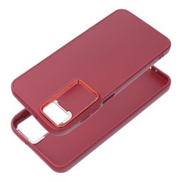 Frame Samsung Galaxy S25 Edge közepesen ütésálló tok kameravédő kerettel, magenta