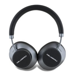 Karl Lagerfeld Saffiano Metal Logo ANC/ENC Wireless vezetéknélküli fejhallgató, fekete