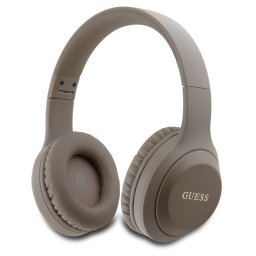 Guess Classic Silver Logo vezeték nélküli fejhallgató, barna