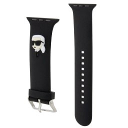 Karl Lagerfeld Karl Head NFT Apple Watch 42/44/45/46/49 szíj, fekete