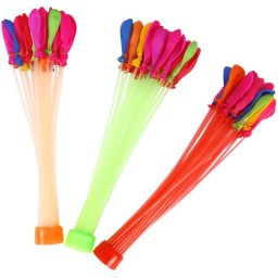 Wooze Magic Ballons Vízibomba szett, 3 x 37 db lufival, színes