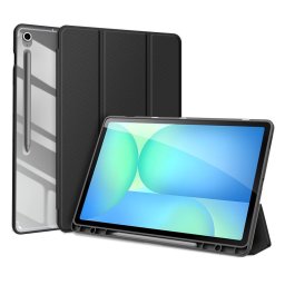 Dux Ducis Toby Samsung Tab S10 FE+ kihajtható tok pencil tartóval, fekete