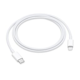 Apple USB-C / Lightning töltő- és adatkábel, 1m, fehér, MUQ93ZM/A Retail dobozos