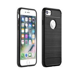 Forcell Carbon hátlap tok Apple iPhone Xs, fekete