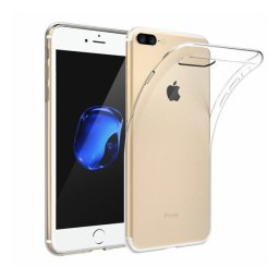 Apple iPhone 8 Plus/7 Plus Ultra Slim 0,5mm szilikon tok, átlátszó