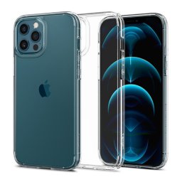 Spigen Ultra Hybrid Apple iPhone 12 / 12 Pro tok, Crystal Clear, átlátszó